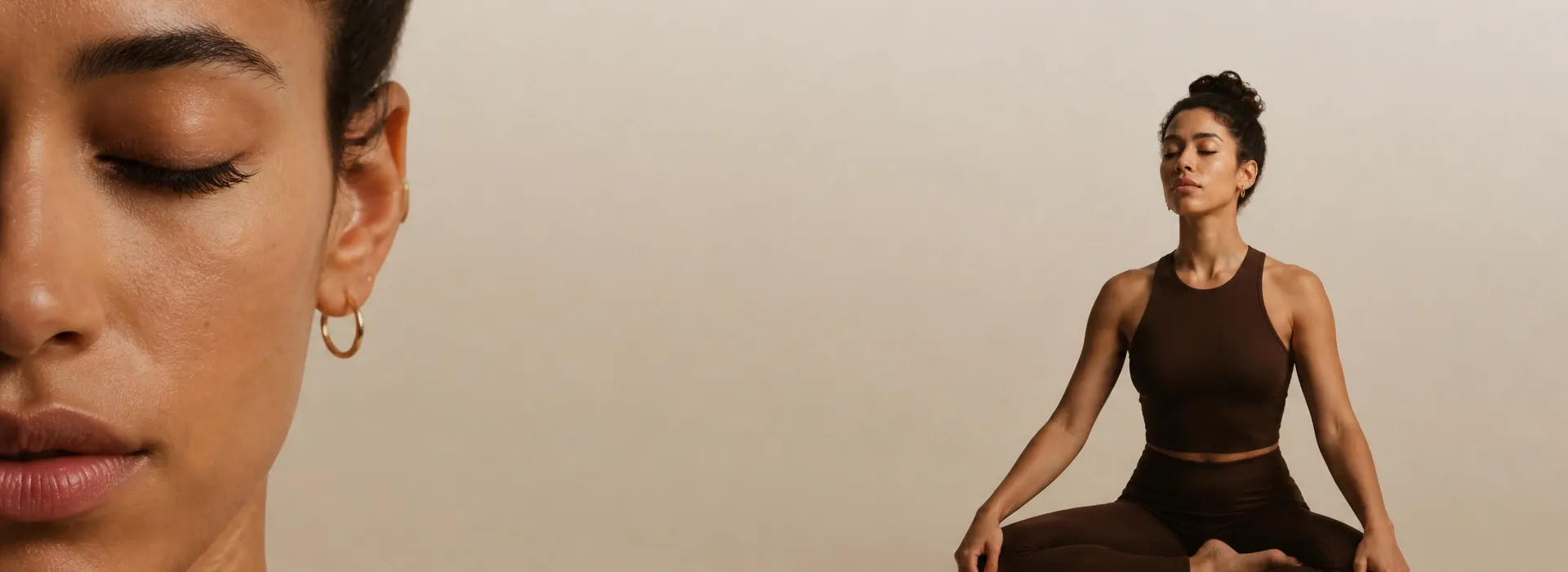 Mujer meditando